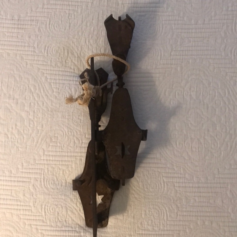 Antique Vintage Adjustable Metal Ice Skates Winter or Christmas Decor